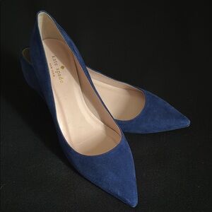 Kate Spade Blue Suede Pumps